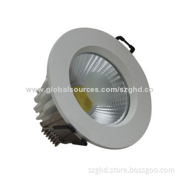 COB Downlight, Aluminum + Glass, 15.5W, 100-240V AC Voltage
